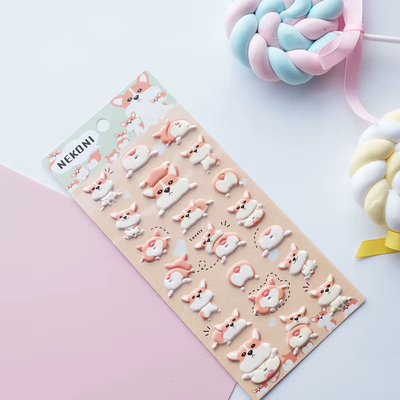 Stickerbogen cute Animals TEIL 3