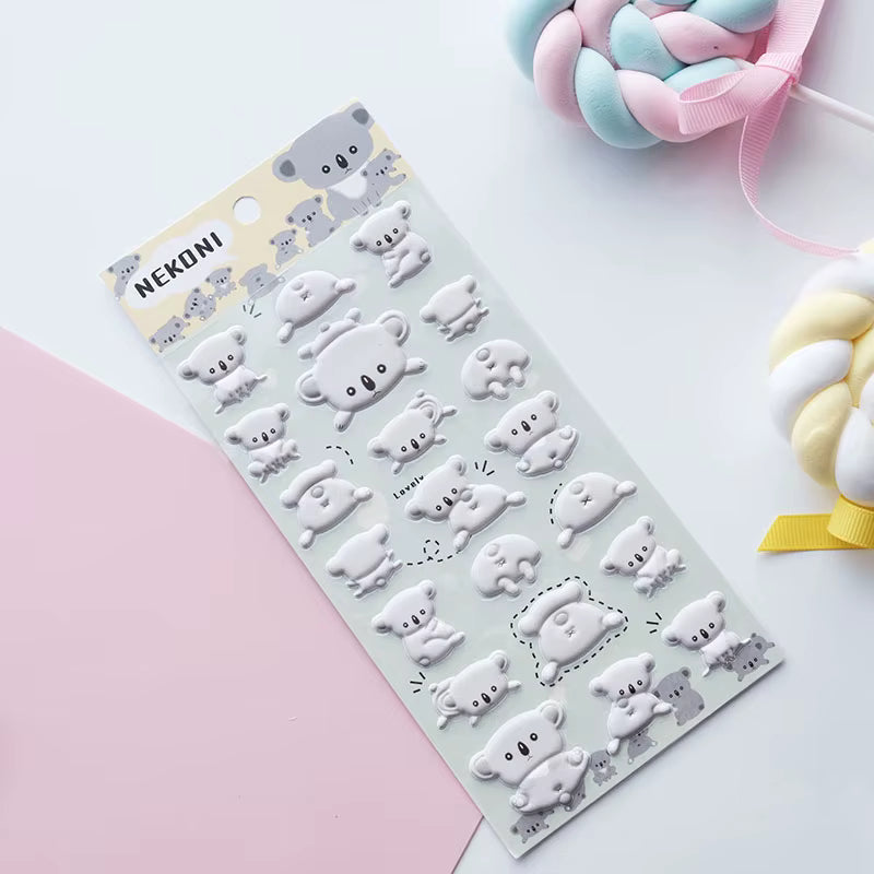 Stickerbogen cute Animals TEIL 3