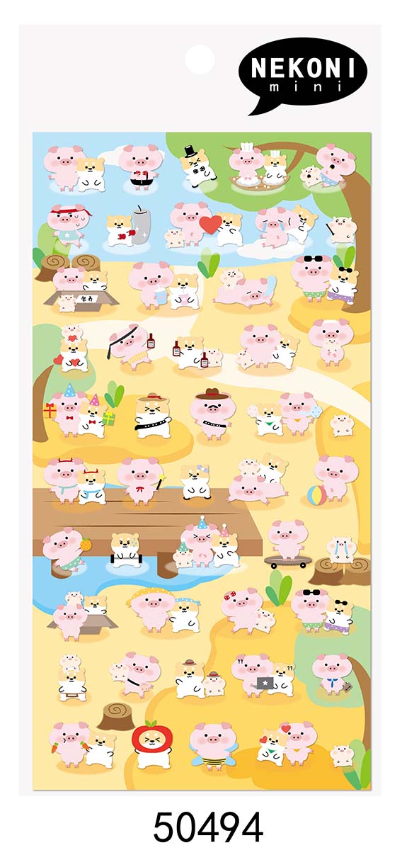 Stickerbogen cute Animals TEIL 2