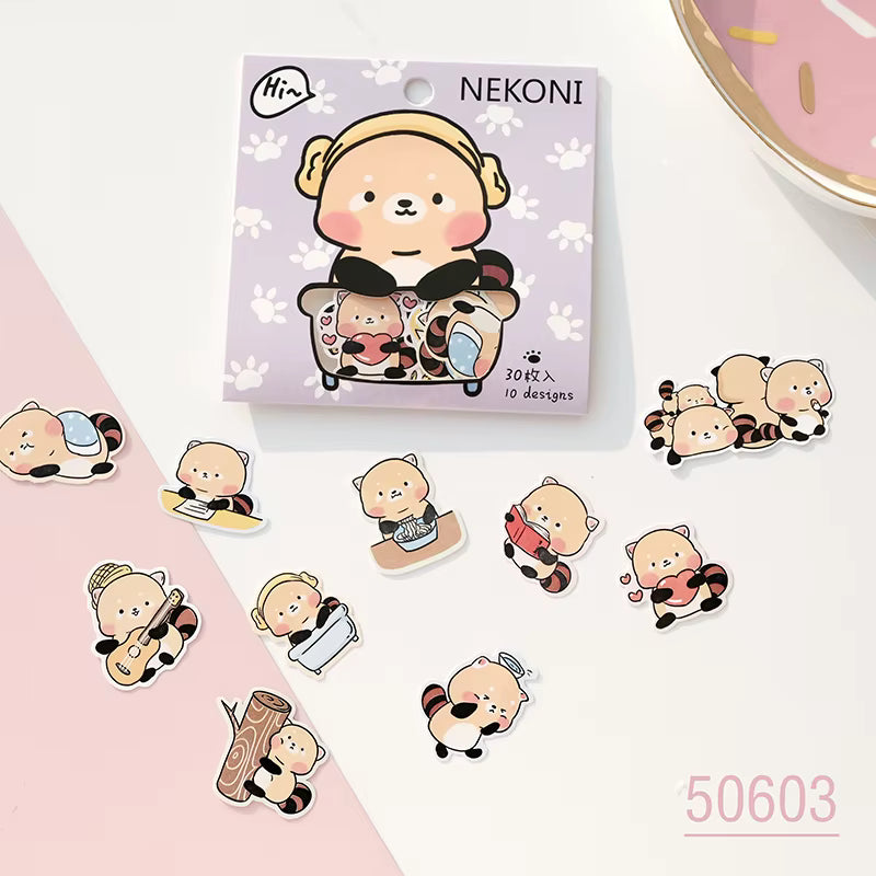 Sticker-Pack cute Animals Teil 2