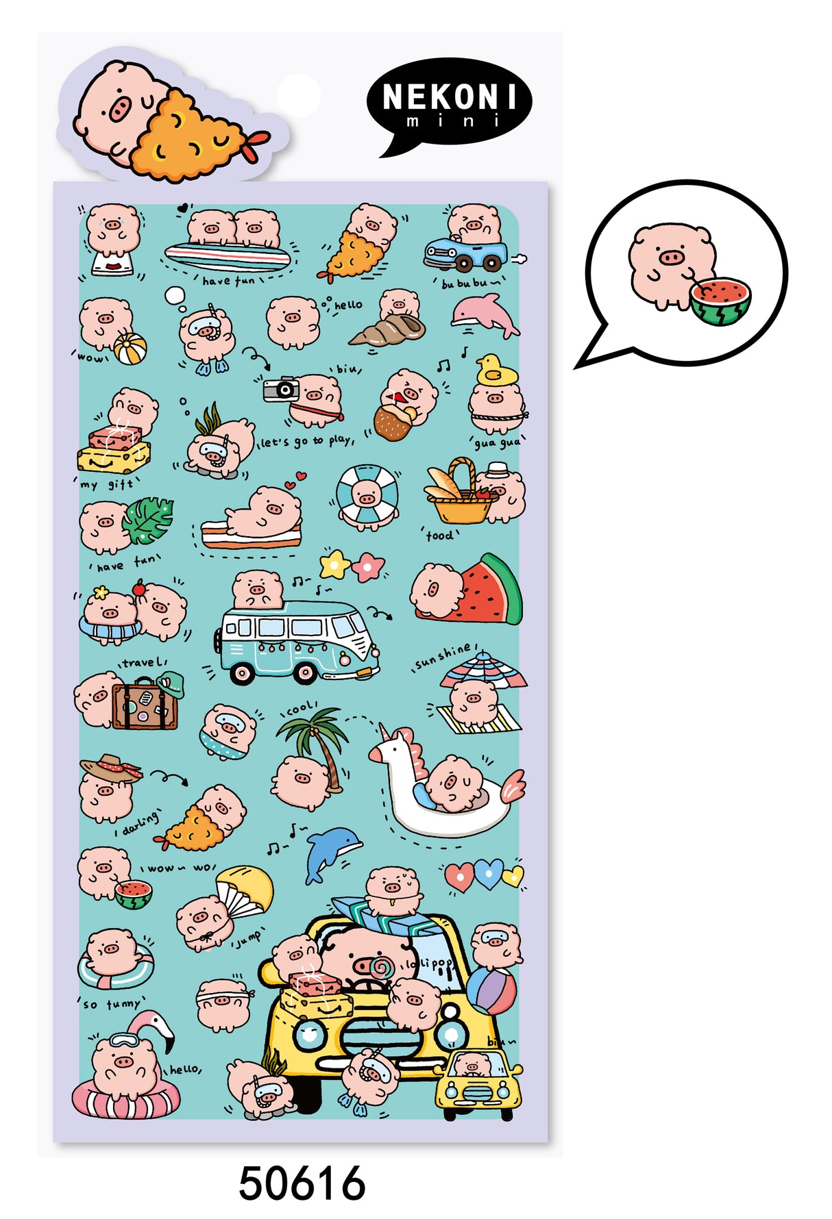 Stickerbogen cute Animals
