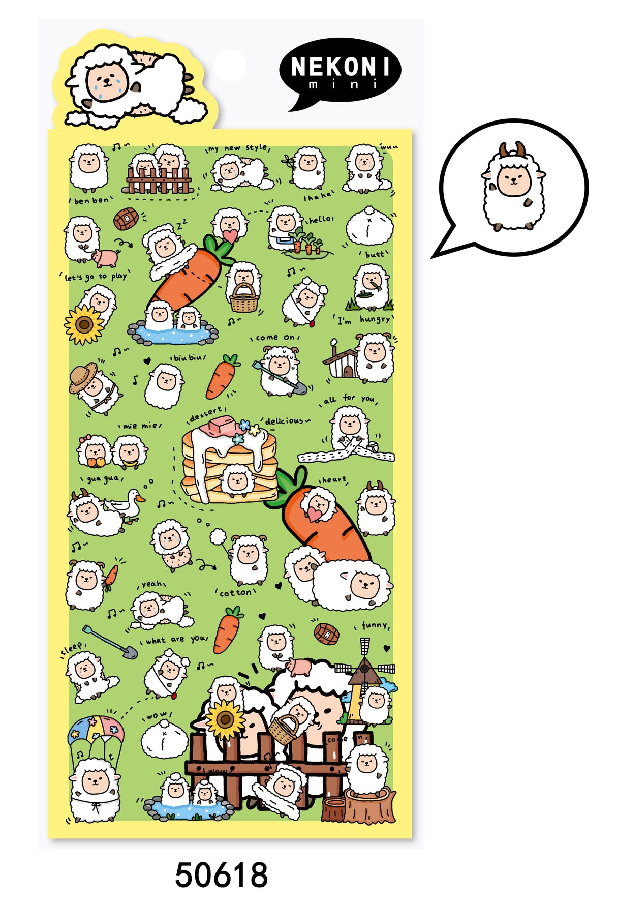 Stickerbogen cute Animals