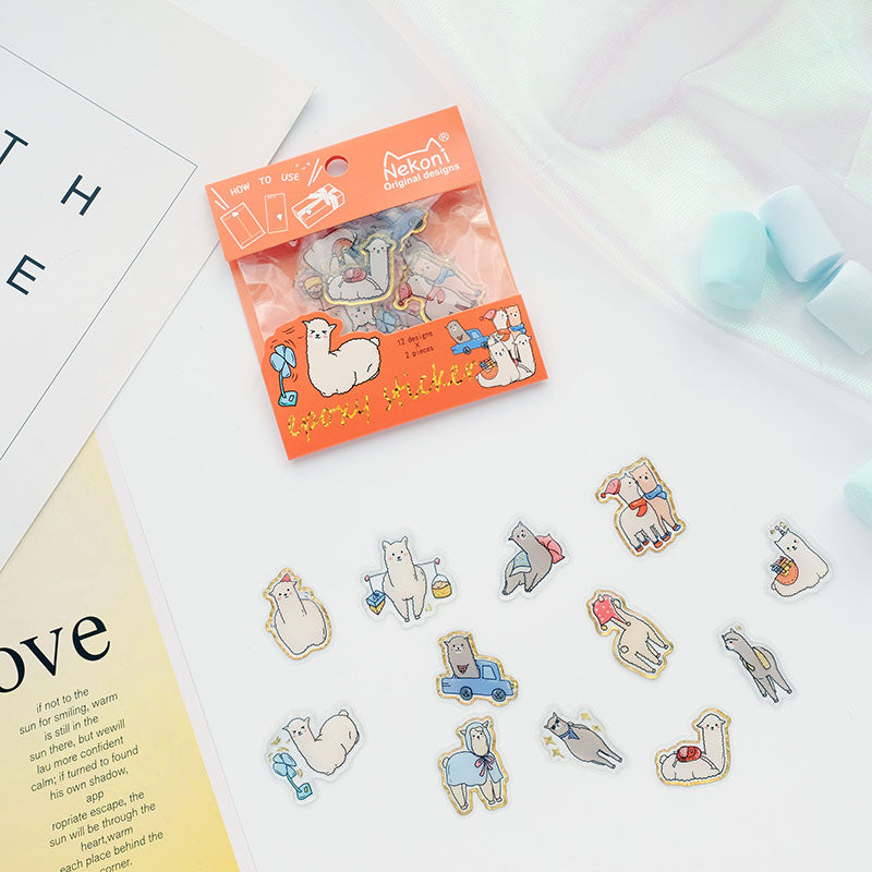 Sticker-Pack cute Animals Teil 2