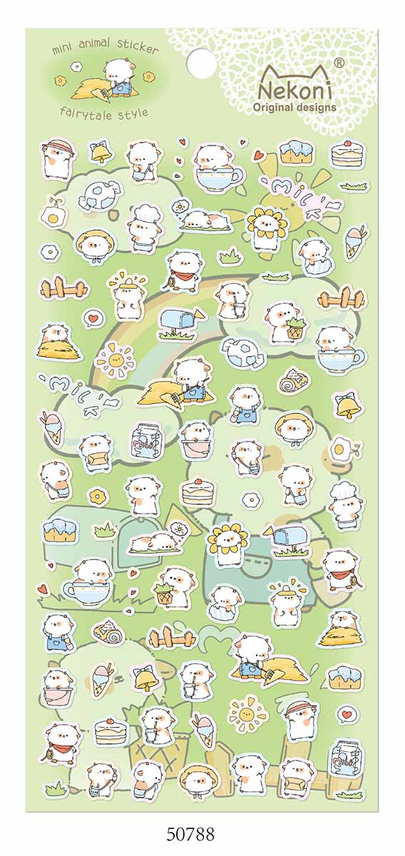 Stickerbogen cute Animals TEIL 2