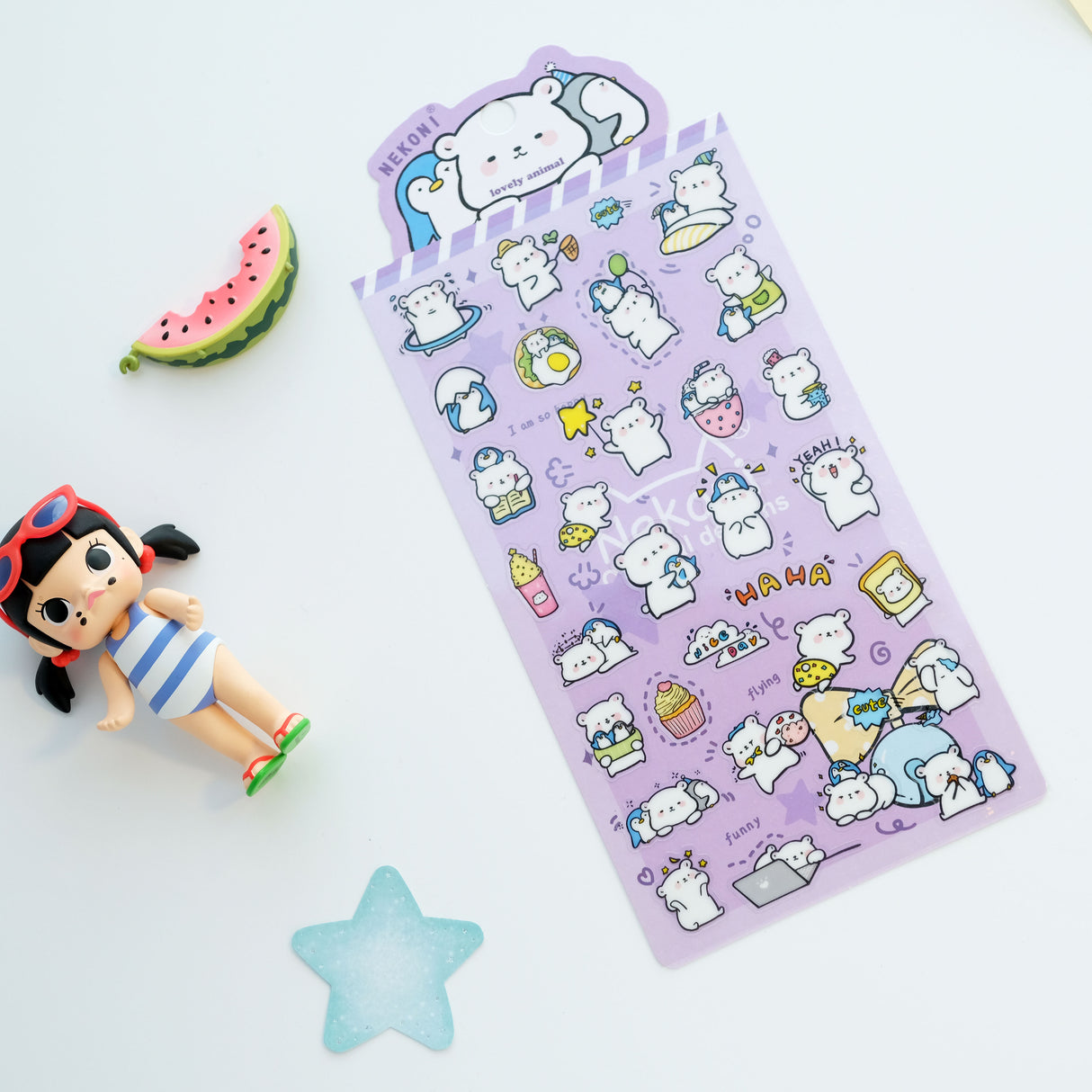 Stickerbogen cute Animals