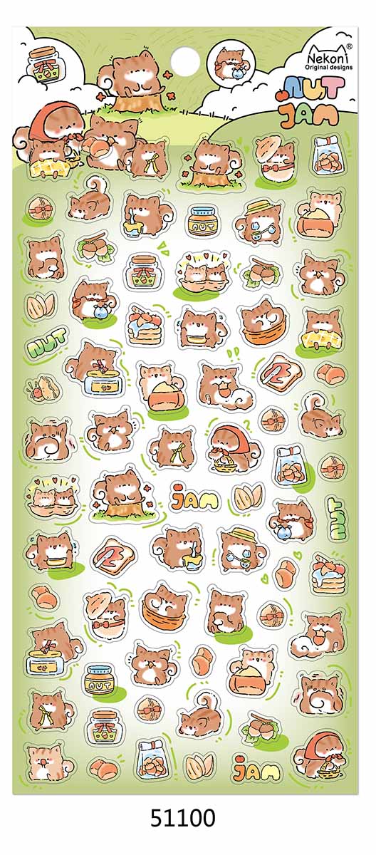 Stickerbogen cute Animals TEIL 2