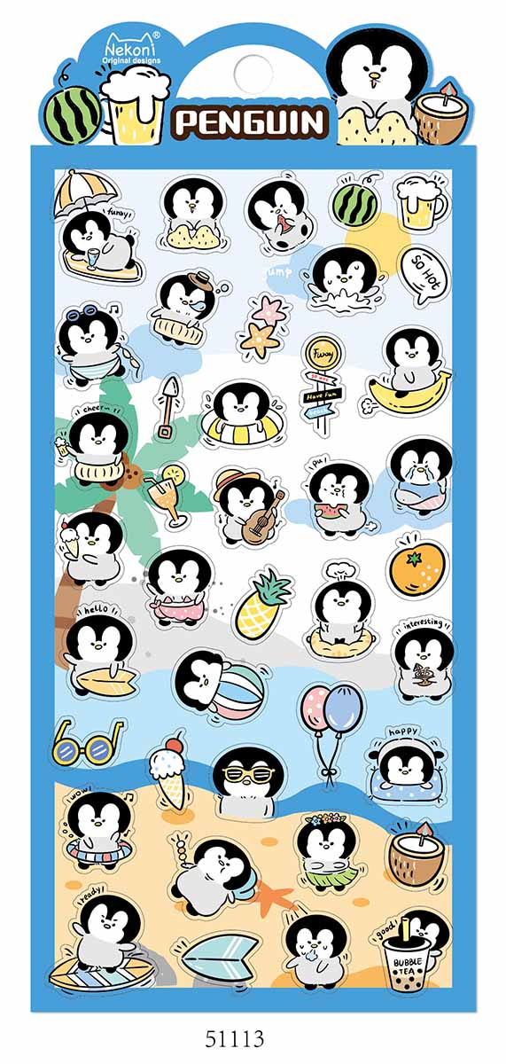 Stickerbogen cute Animals TEIL 2