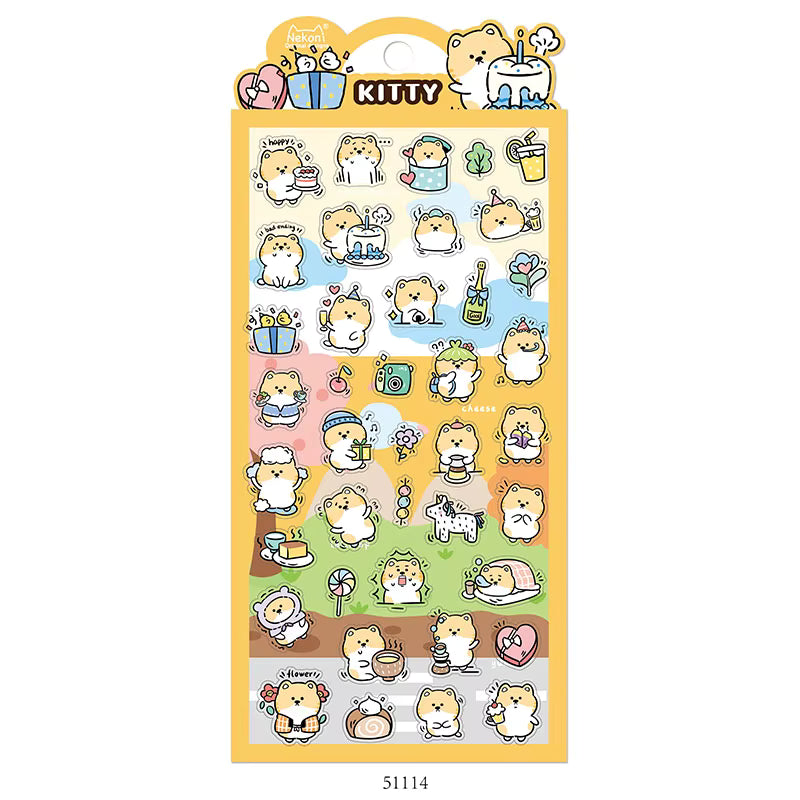 Stickerbogen cute Animals TEIL 3