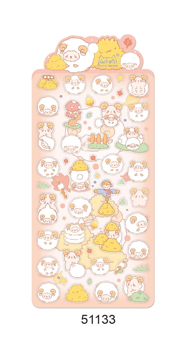 Stickerbogen cute Animals TEIL 2