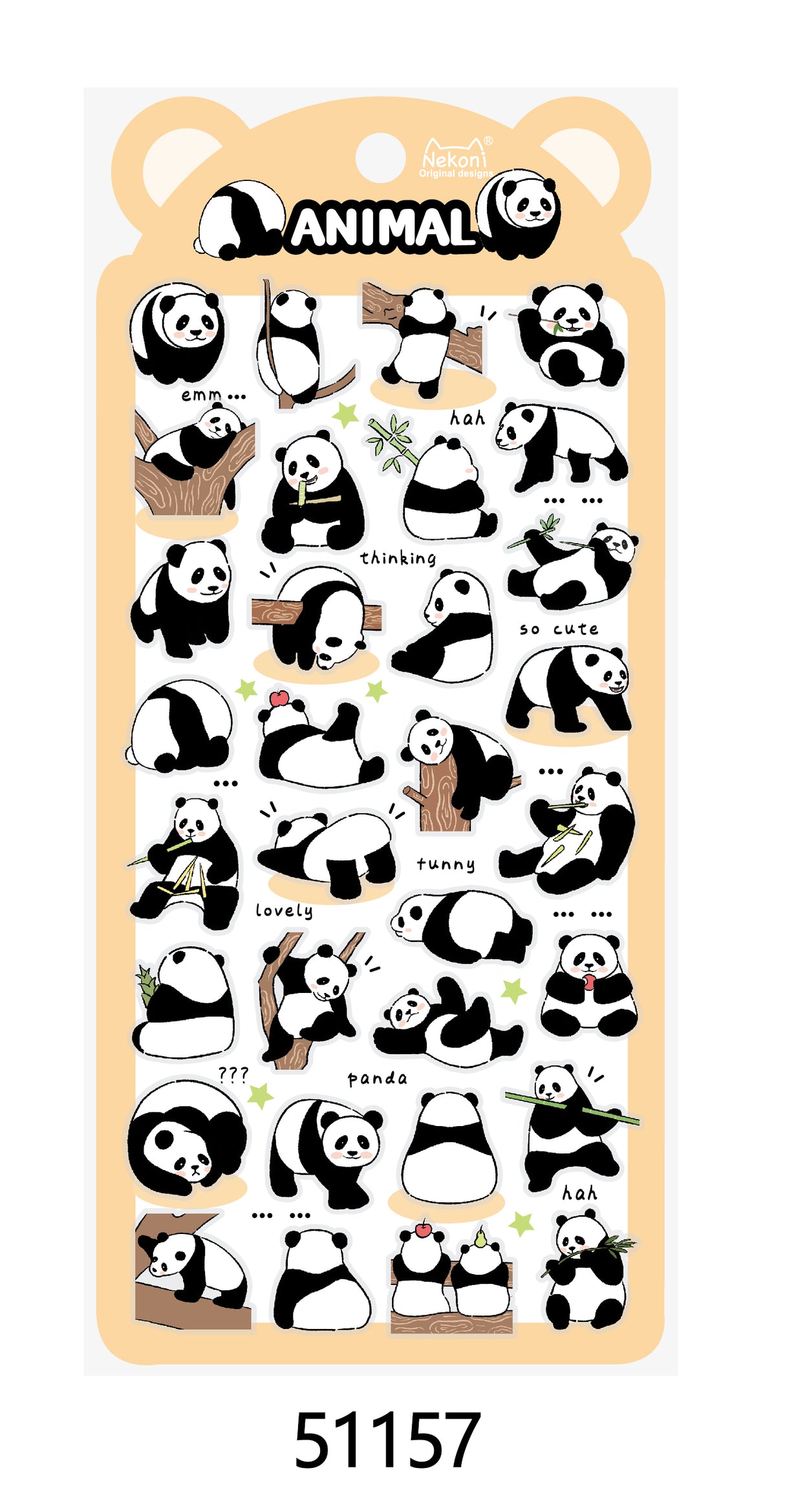 Stickerbogen cute Animals