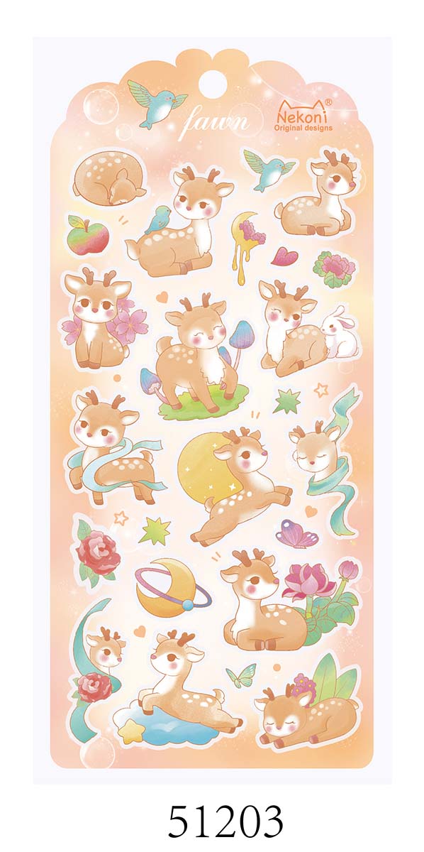 Stickerbogen cute Animals TEIL 2