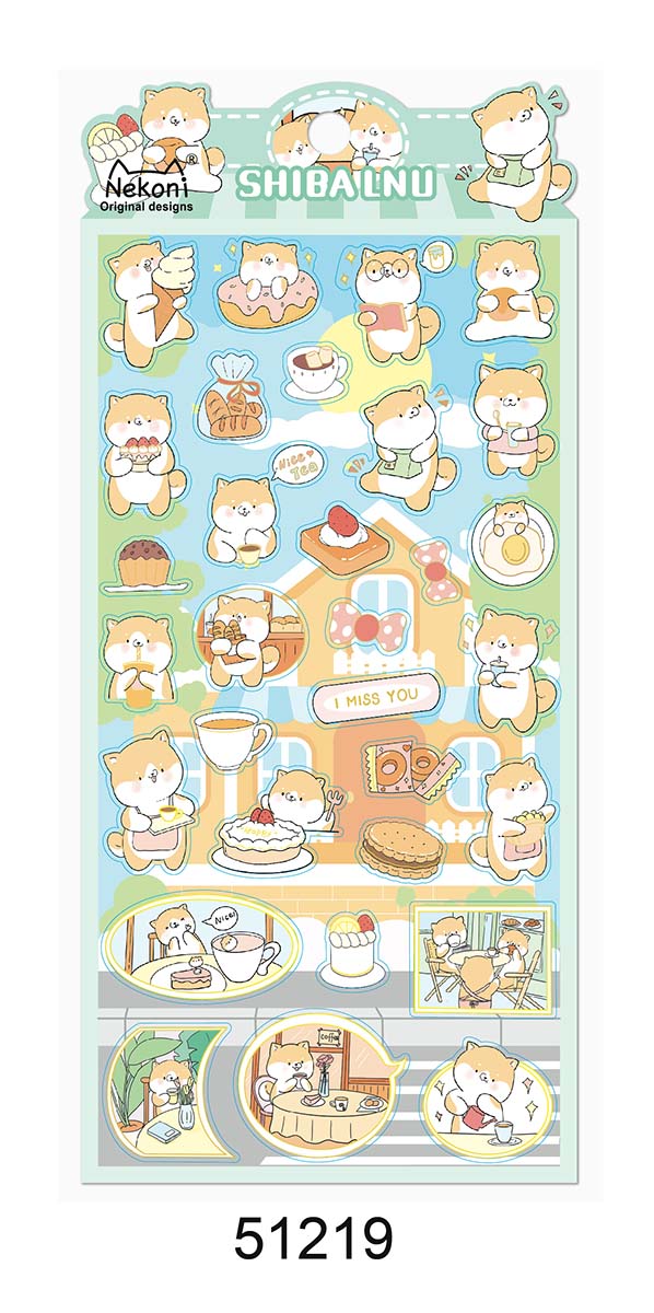 Stickerbogen cute Animals TEIL 2