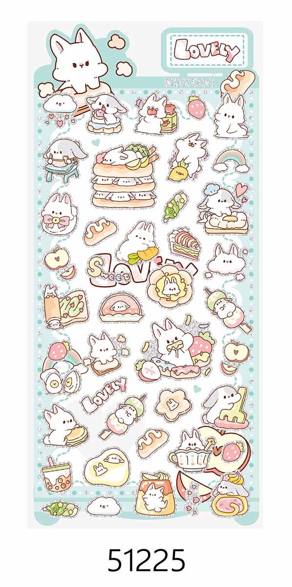Stickerbogen cute Animals TEIL 2