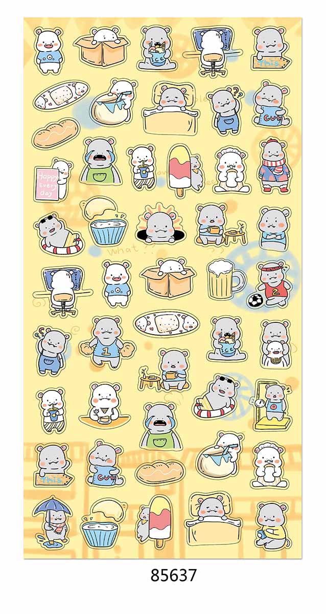Stickerbogen cute Animals TEIL 2