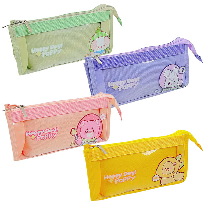 Federpenal Tiere und Capybara (Canvas und PVC)