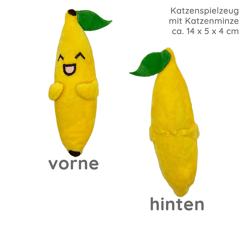 Katzenspielzeug mit Katzenminze OBST/GEMUESE