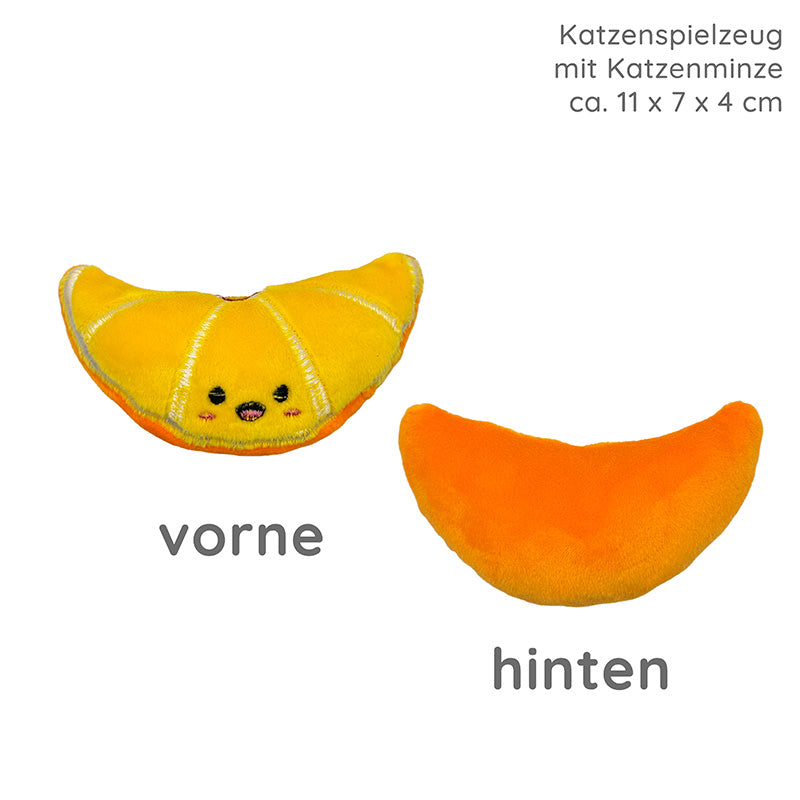 Katzenspielzeug mit Katzenminze OBST/GEMUESE
