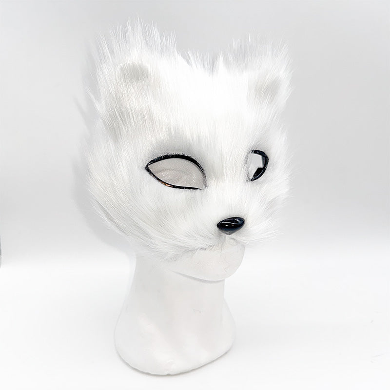 Tiermaske (Polyester) Katze/kleiner Wolf