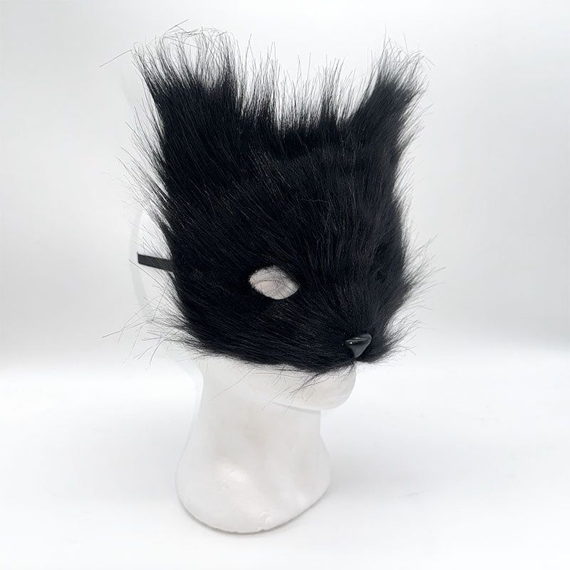 Tiermaske (Polyester) Wolf/Fuchs