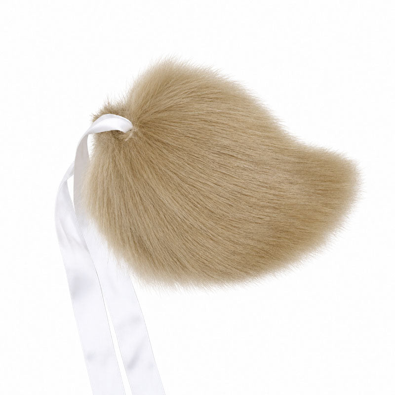 Fell-Schweif-Gürtel (B) Bommel/Blume Hase/Reh