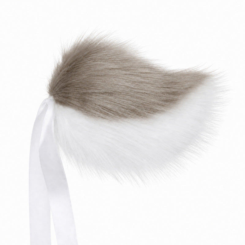 Fell-Schweif-Gürtel (B) Bommel/Blume Hase/Reh