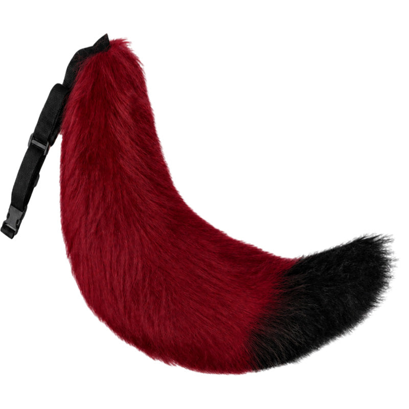 Fell-Schweif-Gürtel (XL) flauschiger Fuchs