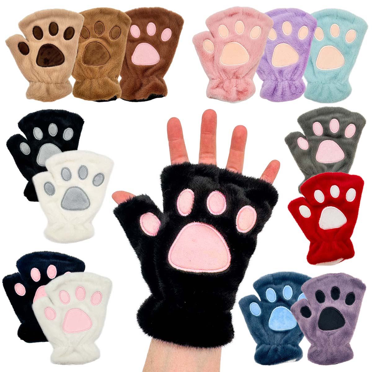 fingerlose Pfotenhandschuhe SOFT