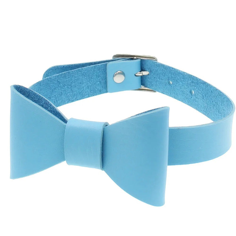 Halsband Kunstleder PU, mit Masche/Fliege