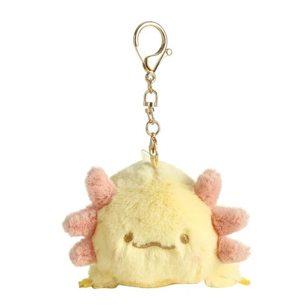 Schlüsselanhänger Plüsch - Axolotl