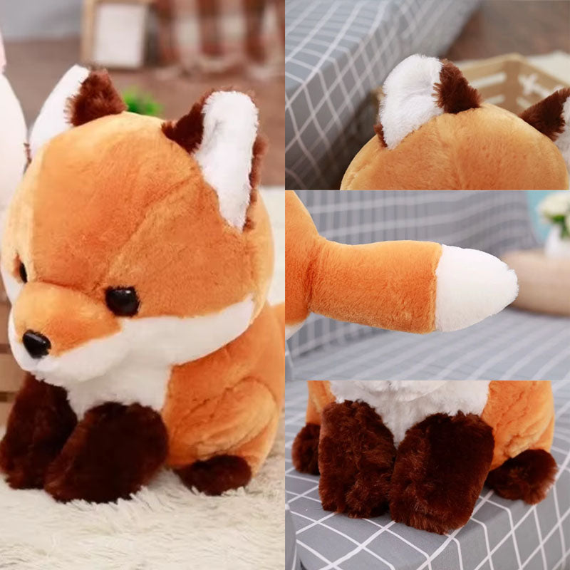 Kuscheltier Fuchs sitzend