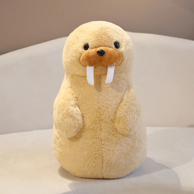 Kuscheltiere Pinguine und Walross