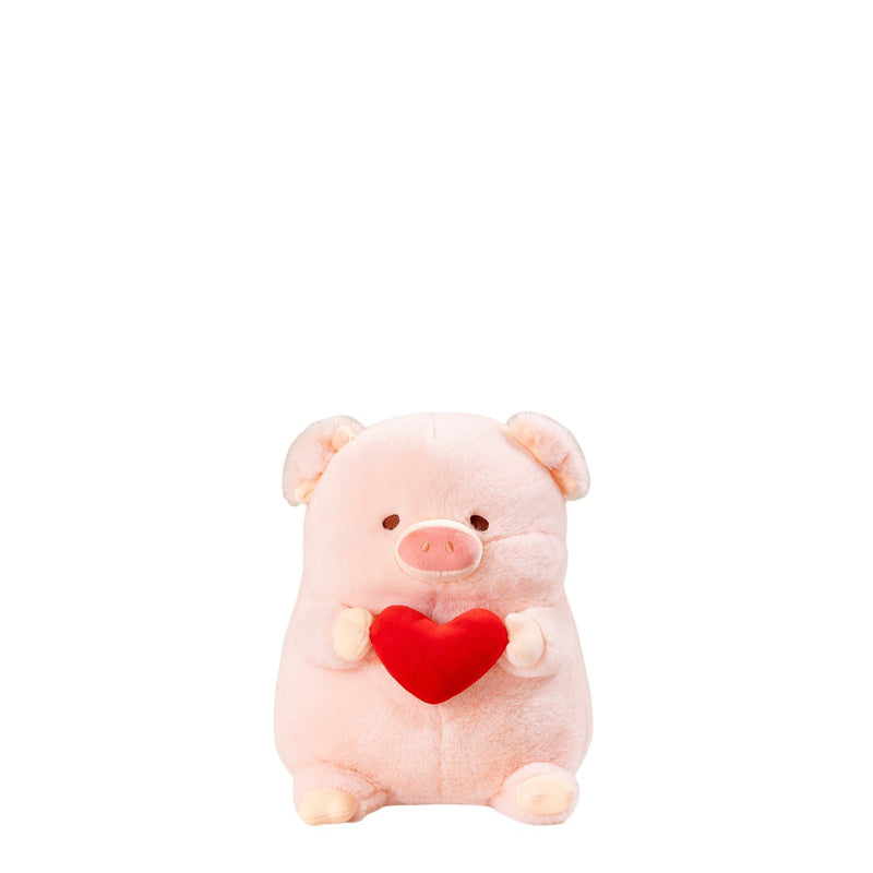 Kuscheltier Schweinchen mit Herz
