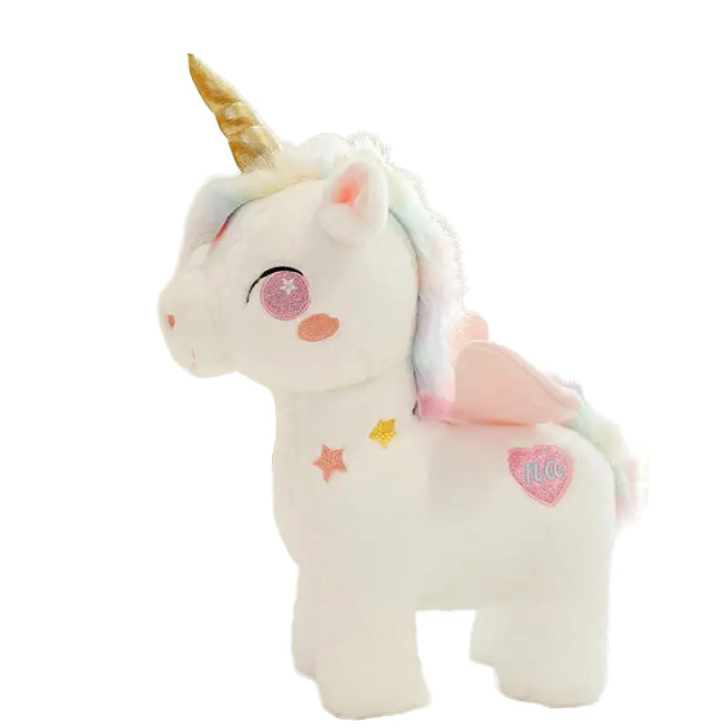 Plüschtier Einhorn weich und hell