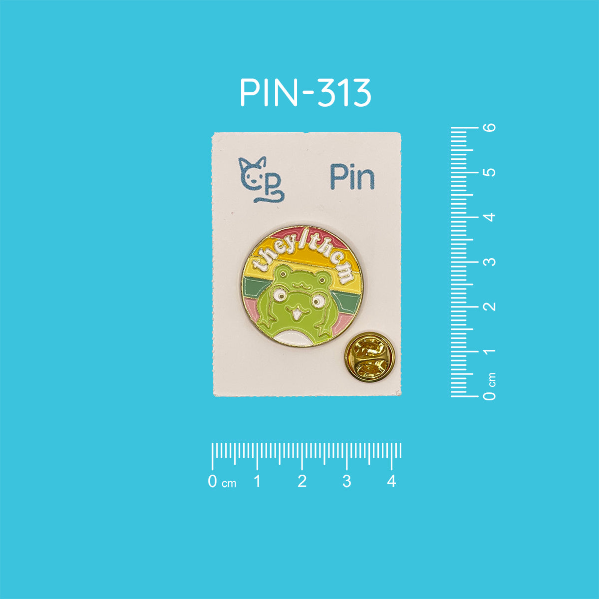 Pin (Teil07) *Pride/Regenbogen/Frösche*