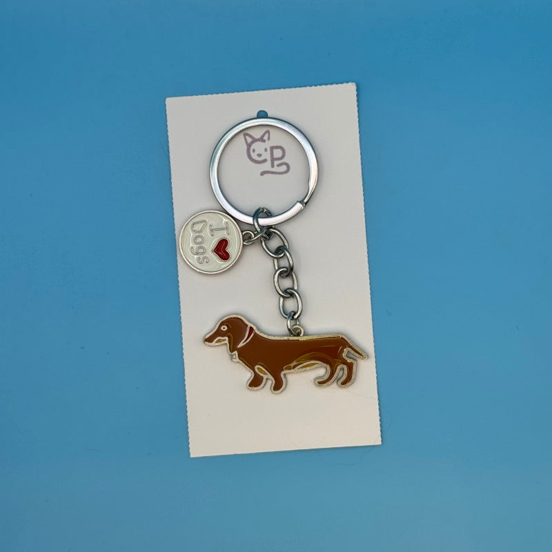 Schlüsselanhänger Hunde (Metall) (1)