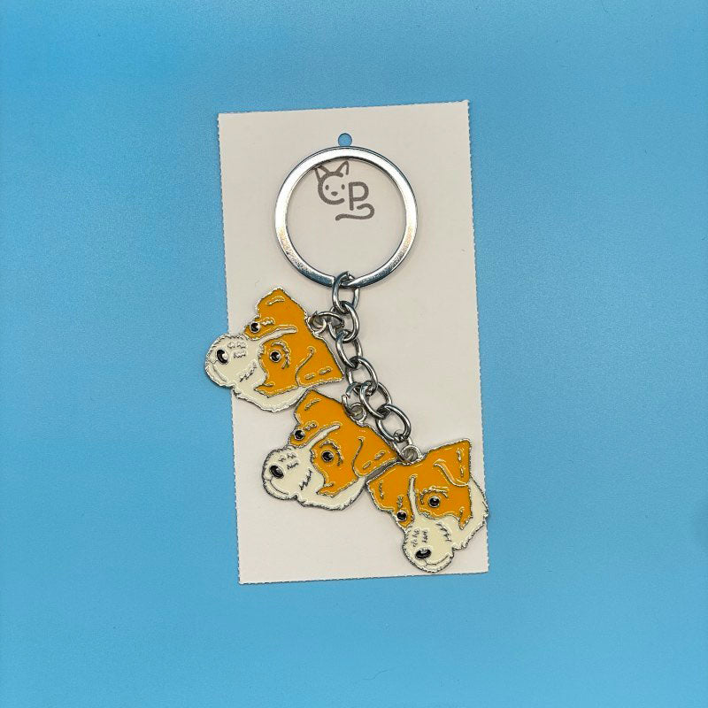 Schlüsselanhänger Hunde (Metall) (4)