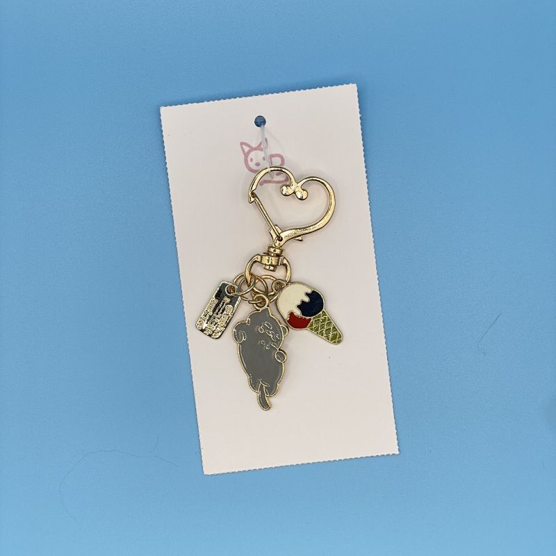 Schlüsselanhänger Katze/n (Metall) (2)