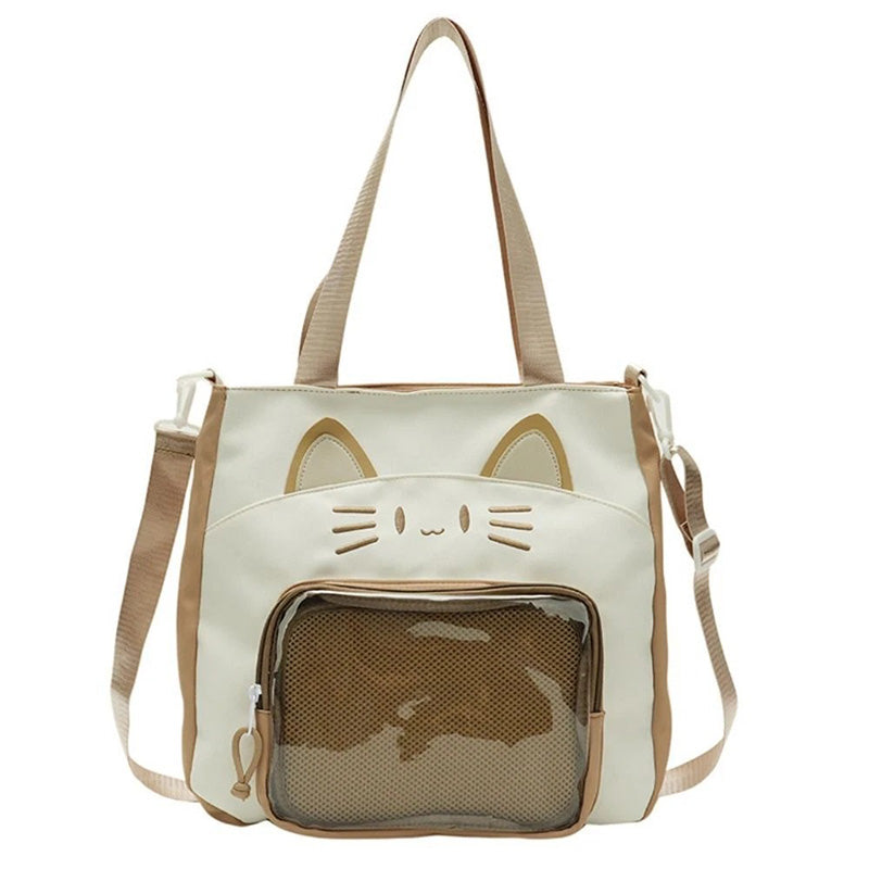 ITA Bag - Umhängetasche und Schultertasche mit Katzengesicht