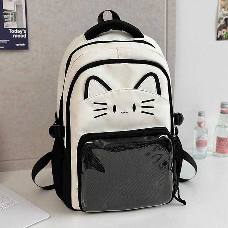 ITA Bag - Rucksack mit Katzengesicht in zwei Größen