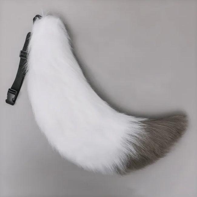 Fell-Schweif-Gürtel (XL) flauschiger Fuchs