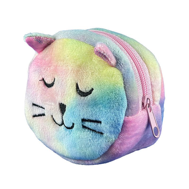 Minitasche Plüsch Regenbogentiere
