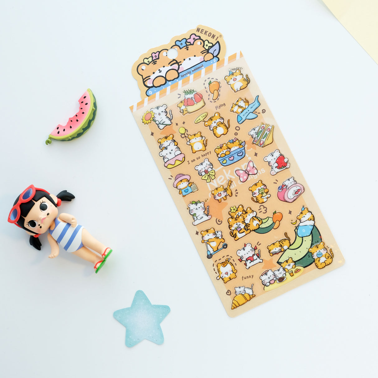 Stickerbogen cute Animals