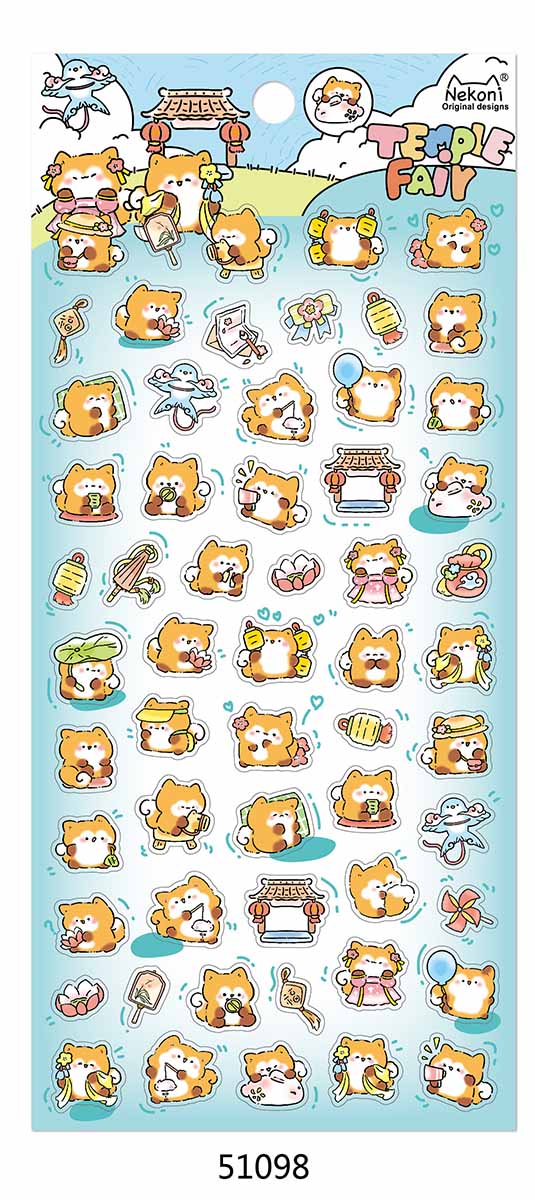 Stickerbogen cute Animals TEIL 2