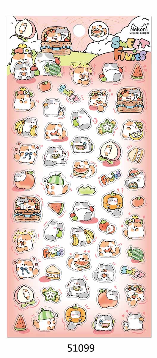 Stickerbogen cute Animals TEIL 2