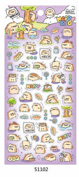 Stickerbogen cute Animals TEIL 2