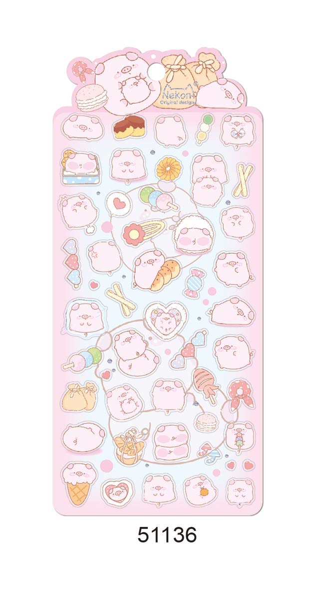 Stickerbogen cute Animals TEIL 2