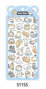 Stickerbogen cute Animals