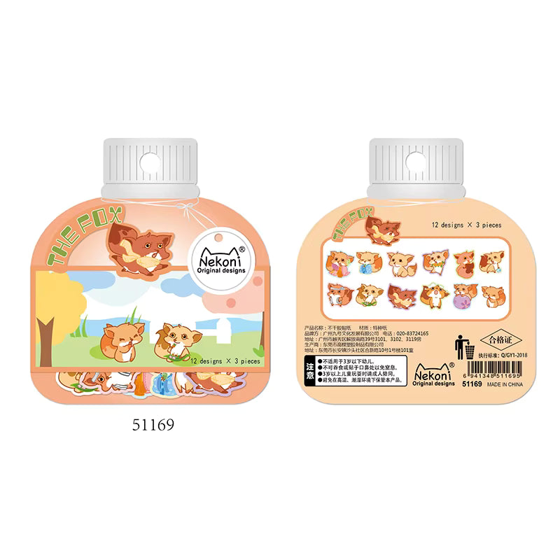Sticker-Pack cute Animals Teil 2