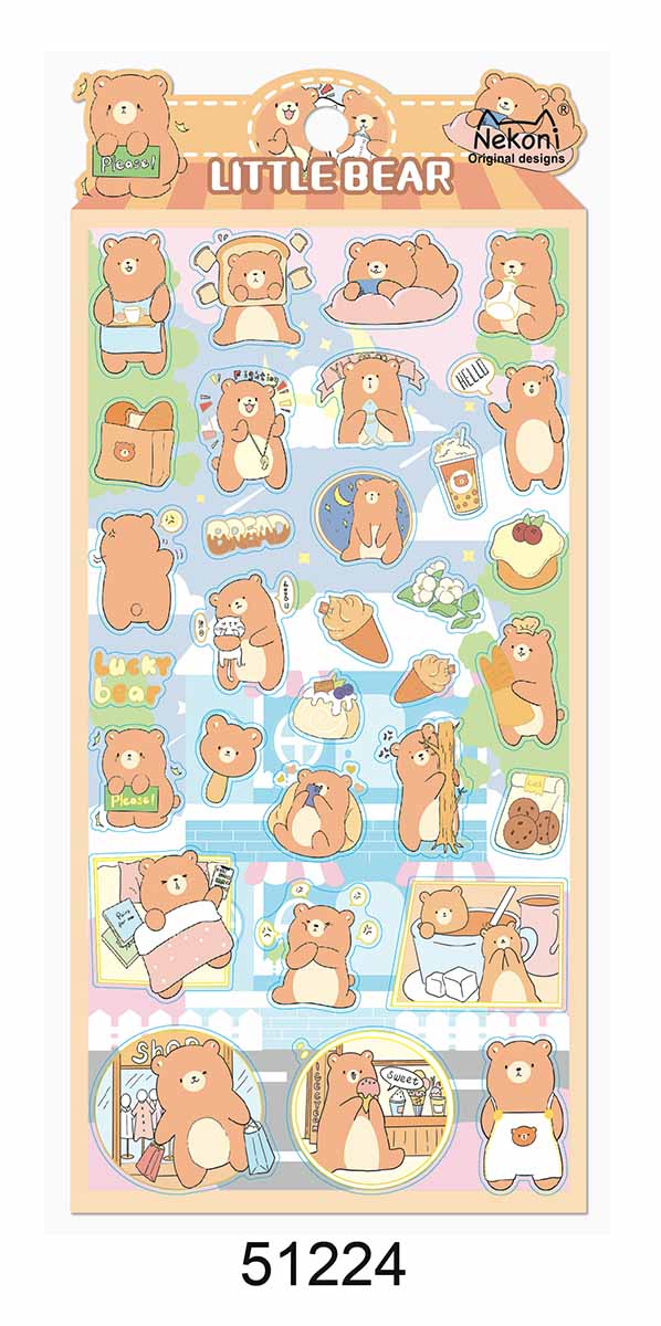 Stickerbogen cute Animals TEIL 2