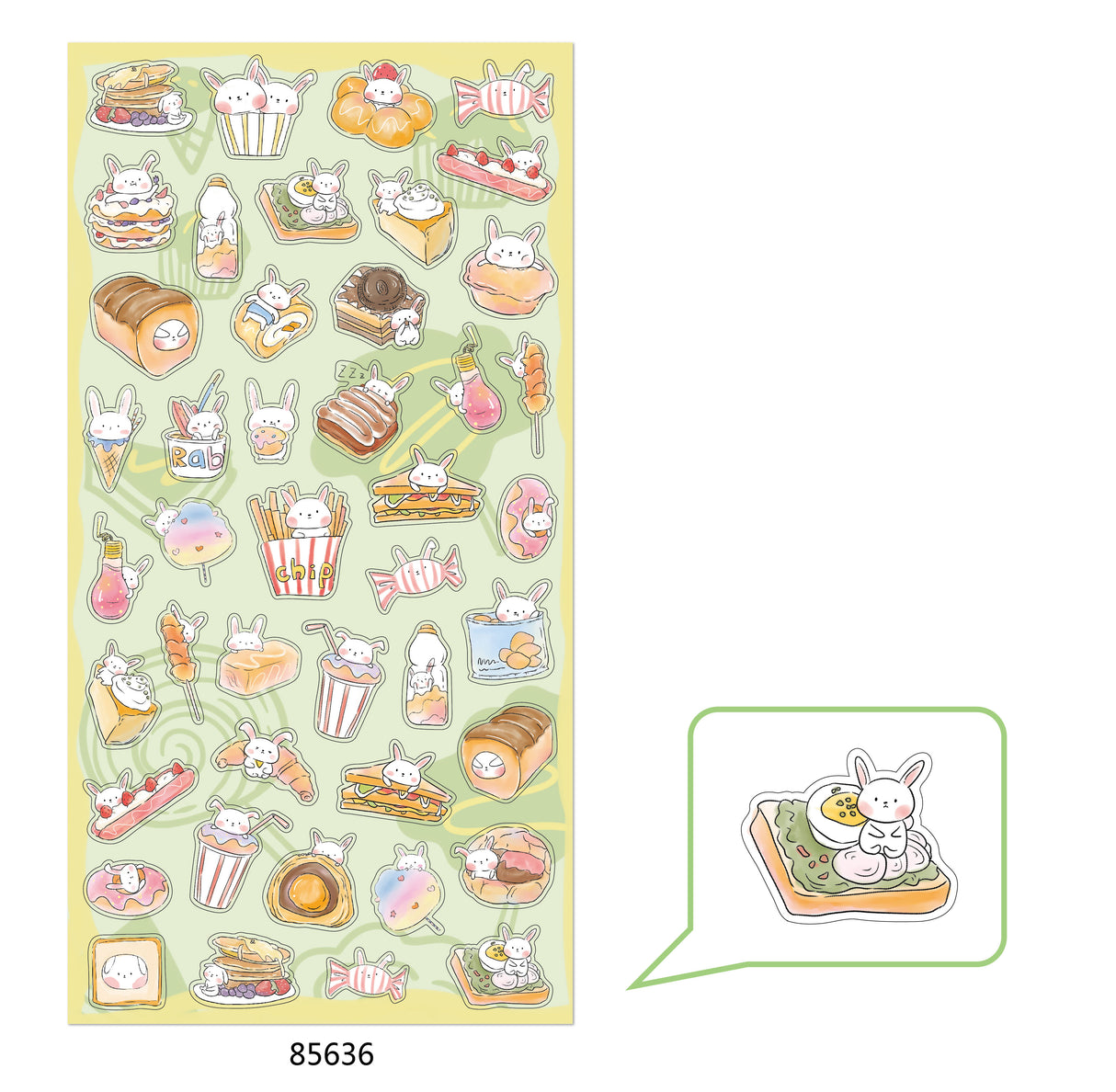 Stickerbogen cute Animals TEIL 2